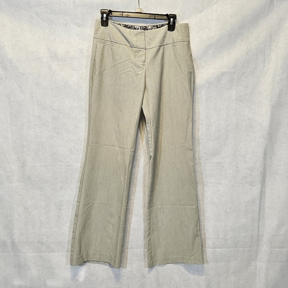 Metaphor Modern Fit Bootcut Tan Trousers 73% Polyester 23% Rayon 4% Spandex Sz 2 - Picture 1 of 7
